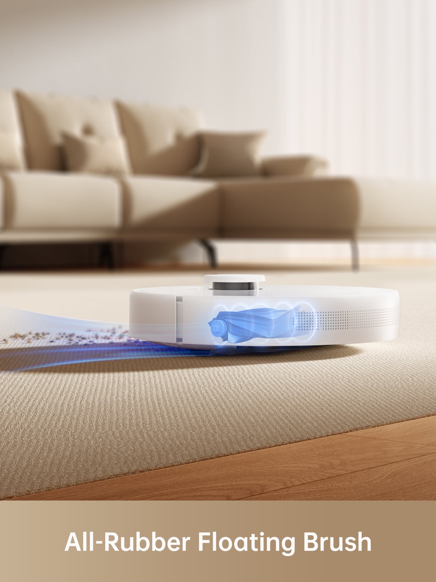 Dreame D10 Plus Gen 2 Robot Vacuum and Mop with Self-Emptying Base for 90 Days of Cleaning, 6000 Pa Suction and LiDAR Navigation, Obstacle Avoidance, Wi-Fi Connected