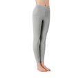 thumbnail image 1 of Sonducket Ropa interior de mujer Leggings Color sólido elástico cintura alta pantalones térmicos transpirable invierno capa base ropa de clima frío Ropa interior Gris claro Sonducket AP013793-10, 1 of 6