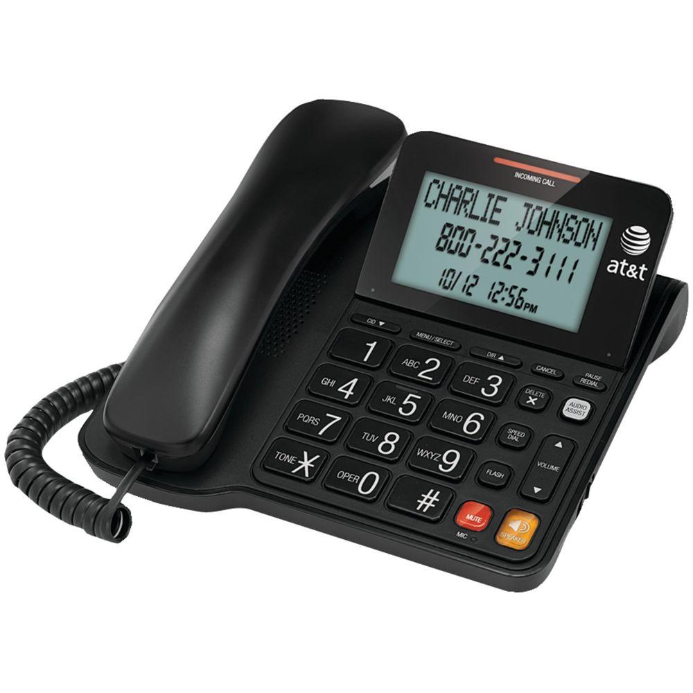 AT&T CL2940 Corded Single Line Speakerphone Caller ID/Call Waiting with Large Tilt Display - image 2 of 6