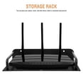 thumbnail image 3 of STRANDCHIC Strong Black Wall Mounted Router Rack with Projector Shelf and Cable Holder for Home Organization, 3 of 8