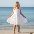 thumbnail image 2 of Younger Tree Baby Girl Dress Kid Sleeveless Sling Princess Beach Dresses Summer Clothes for 3-4T, 2 of 8
