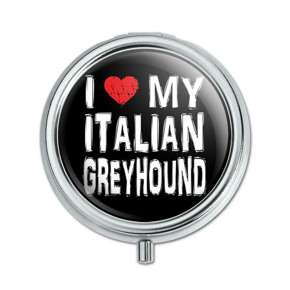 I Love My Italian Greyhound Stylish Pill Box