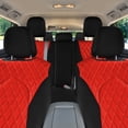 thumbnail image 2 of Pour Toyota Highlander le 2020-2024 FH Group Housses de Sièges d'Auto en Néoprène sur Mesure Imperméables Rouges - Ensemble Complet, 2 of 6