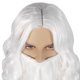 thumbnail image 4 of Peluca de barba de Papá Noel TUNC juego completo de peluca de barba blanca festival de barba de juego de rol navideño, 4 of 5