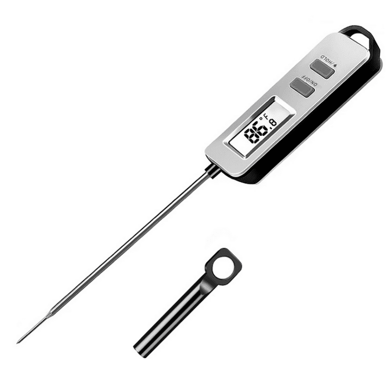 Food Thermometer, Instant Read Meat Thermometer, Termometro Digital Cocina,  Baking Thermometer, Digital Cooking Food Thermometer With Super Long Probe  For Grill Candy Kitchen Bbq Smoker Oven Oil Milk Yogurt, Kitchen  Accessaries, Dorm