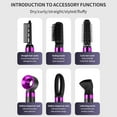 thumbnail image 2 of Daretodo 6 in 1 Hair Dryer Brush,Detachable Multi-Head Blow Dryer, 57℃ No Heat Damage Hair Volumizer,One-Step Hot Air Brush for Straightening,Curling,Drying,Multifunctional Hair Dryer Styling Tool, 2 of 9