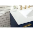 thumbnail image 4 of Elegant Decor Baldwin 30" Solid Wood and MDF Bathroom Vanity in Blue, 4 of 8