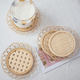 thumbnail image 5 of Posavasos de ratán hechos a mano para decoración de habitación, posavasos bohemios para decoración de sala de estar, posavasos de bambú para decoración de ratán, 5 of 5