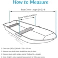 thumbnail image 4 of Hweilai Housse de Bateau Imperméable, Housses de Bateau Remorquables de Qualité Marine 210D, Durables et Résistantes aux Déchirures, Protection Extérieure Toutes Saisons, 4 of 8