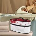 thumbnail image 2 of HELLHERO Winter Snowflakes Fall Travel Iron Storage Bag Polyester Dustproof Universal for Most Irons Home Textile Storage, Case Only, 2 of 6