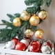 thumbnail image 2 of Paquete de 6 Bolas de decoración de Navidad Colgantes de Navidad Árboles de árboles Adornos Ceremonia Decoraciones del Partido Hotel Home Supplies Gold kenally HA009800-03B, 2 of 6
