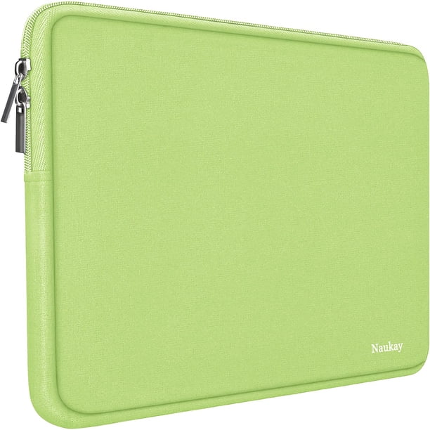 Funda para Laptop Naukay 15.6" Neopreno Resistente al Agua Verde Claro