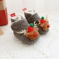 thumbnail image 5 of Infant Baby Slippers, Girls Boys Booties, Warm Baby Socks Shoes, Newborn Crib Shoes, Christmas Baby Footwear Prewalkers, 5 of 7