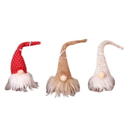 

3pcs Creative Xmas Forest Man Decor Light Christmas Night Light Christmas Tree Decoration Pendant Light Glowing Holiday Home Lay