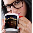 thumbnail image 2 of 3dRose, Prague Czech Republic At Night, 11oz Two-Tone Red Mug, 2 of 7