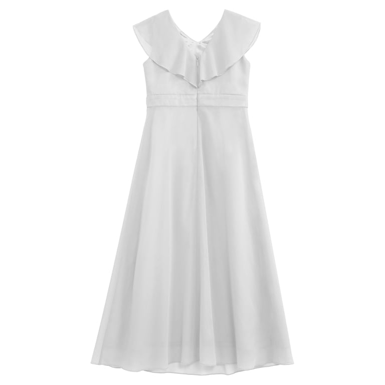 sachin and babi light blue dress Thea Classsic A-line V-neck 3/4 Sleeves Floor-Length Chiffon Mother of –  Cathnina
