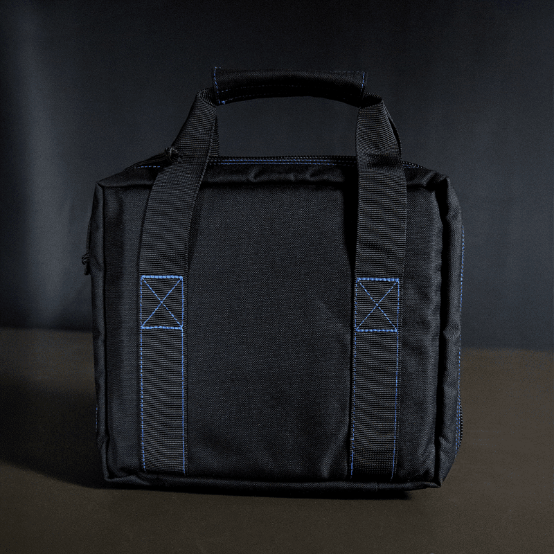DDT Viper Padded Double Pistol Case, Color Blueline