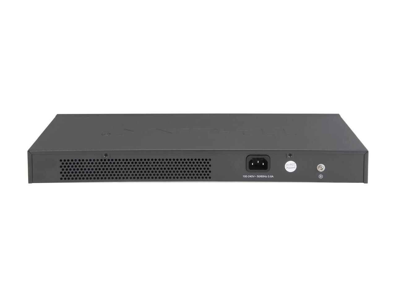 TP-Link 24 Port Gigabit Ethernet Switch | Plug and Play | Sturdy Metal w/Shielded Ports | Rackmount | Fanless | Limited Lifetime Protection | Unmanaged (TL-SG1024) - image 4 of 5