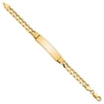 thumbnail image 2 of Auriga Fine Jewelry 14K Yellow Gold Curb Link Id Bracelet 8inch for Women, 2 of 6