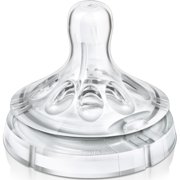 Philips Avent Natural Baby Bottle Nipple, Variflow Nipple 3M+, 2pk, SCF655/23