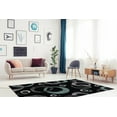 thumbnail image 2 of Linon Home Decor Milan Area Rug Collection, Black and Ivory, 8' x 10.3', 2 of 3