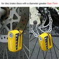 thumbnail image 3 of Waterproof Motorcycle Alarm Lock Bike Security Anti-theft 7mm Lock Pin Motorbike Padlocks MTB Disc Brake Lock Accessories, 3 of 5