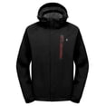 thumbnail image 3 of Little Donkey Andy Men's Waterproof Rain Jacket Lightweight Breathable Raincoat with Detachable Hood for Hiking Golf Travel Black/Black L, 3 of 7