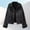 Black, variant on Women Vintage Loose Tassel Short Denim Jacket Streetwear Female Lapel Retro Coat Womens Coats Winter Jacket with Hoodie Women plus Size Womens plus Size Ski Wear Women's Winter Jacket Anorak plus Size