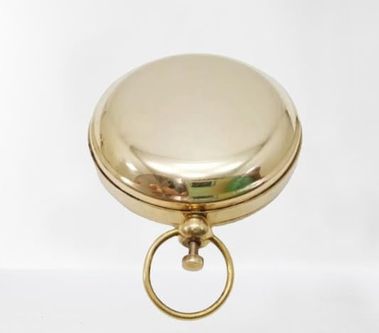Maritime treasures Brass Calendar Push Button Personalized Pocket Compass Engravable Hiking Camping Compass Nautical Marine Gift