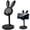 Black, variant on HandyHome Cute Bunny Ear Cell Phone Stand, Adjustable Height Desktop Phone Holder, Stable Desk Phone Mount Compatible with Smartphones and Tablets, Cute Phone Stand for Desk, Home and Learning Use