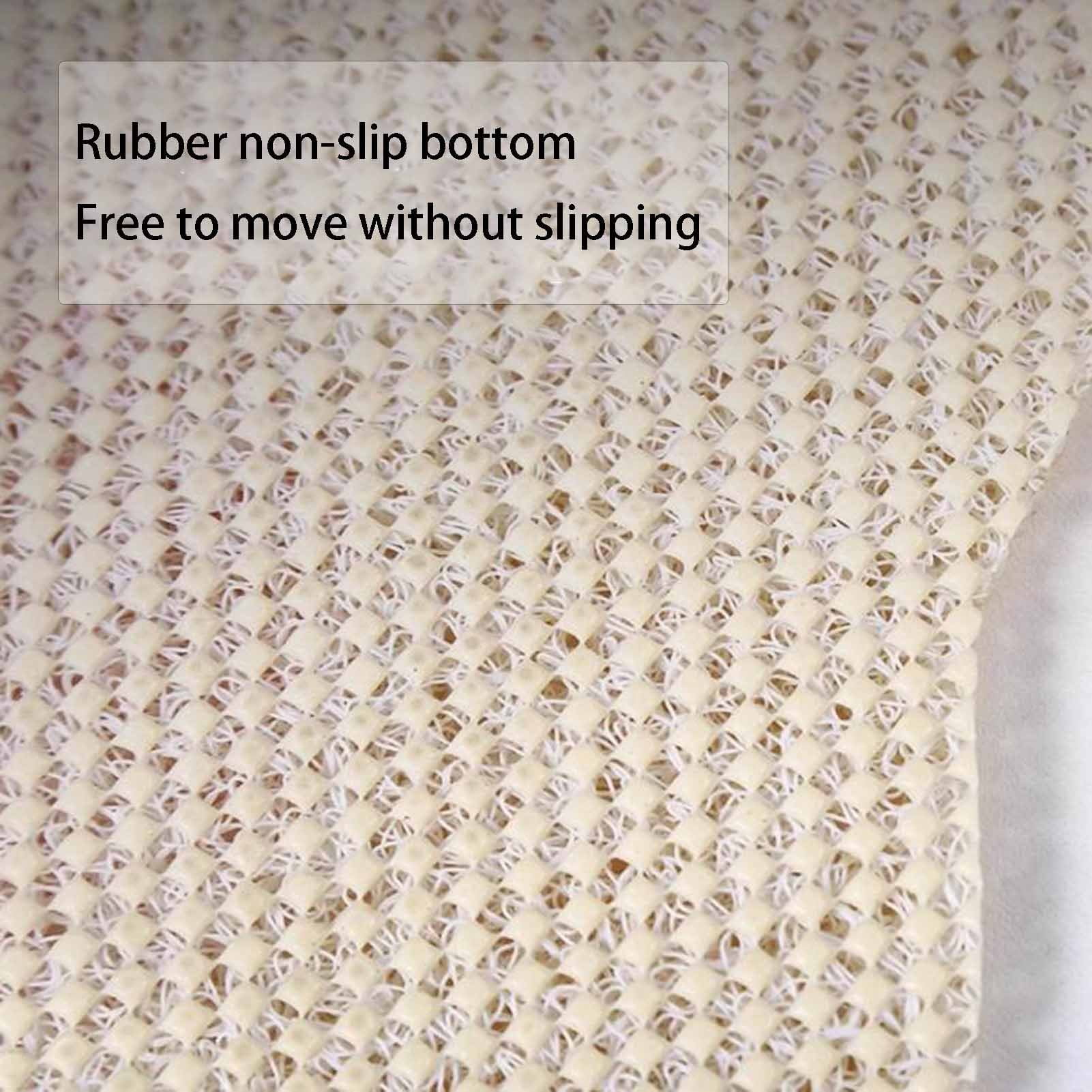 Shower Mat Loofah Bath Mat for Bathroom,Large Inside Shower Mat,Comfort PVC Massage Bathroom Floor Mat,with Drain Hole,Quick Drying