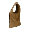 thumbnail image 4 of cocolona Blazer Waistcoat for Women Dressy Casual Sleeveless Button Down Layer Blazer For Work Office Outfits, 4 of 7