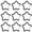 Black, variant on Aluminum Carabiner Keychain 1.93 Inch, Star Shape Spring Snap Hook Carabiner Clip, Lightweight Key Ring for Outdoor Accessories Backpack and Bags, Keychains, Gold