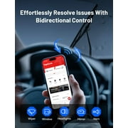 TOPDON TopScan Lite OBD2 Scanner Bluetooth, Bidirectional Scanner, Wireless All System Diagnostic Tool for iOS & Android, 8+ Hot Reset, Repair Guides, Check Engine Car Code Reader