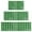 Green White Checkerboard, variant on Green White Checkerboard Checkered Pattern Kitchen Rugs Sets Of 3,Kitchen Runner Rugs Non Skid Washable,Decorative Kitchen Floor Mats for Kitchen,Sink,Laundry,17"x30"+ 17"x47" + 17"x59"