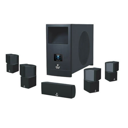 5.1 Home Theater System With Active Subwoofer and Five Satellite Speakers