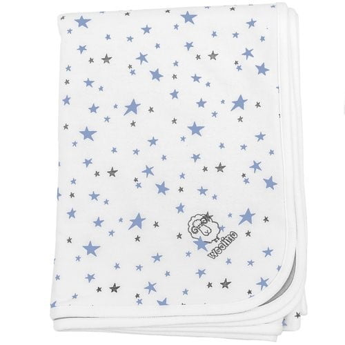Stars Woolino SBL001 40/” x 31.5/” Merino Wool Blanket Baby Blanket for Crib or Stroller