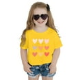 thumbnail image 2 of Girls Shirts Size 14-16 Knot Tunic Button Short Girls Sleeve TShirt Casual Tops Front Blouse Tee Kids Girls Tops,C02-Yellow,140, 2 of 4
