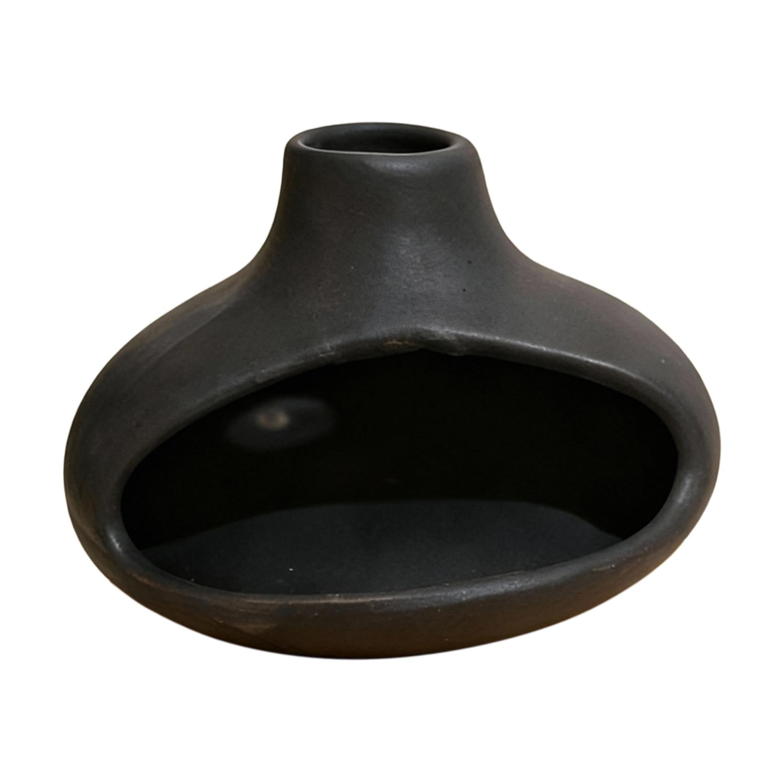 WLPZXP Ceramic Incense Burner Holder Censer SPA Decoration Accents Incense Cone Burner black