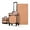 Orange, variant on Byootique 2-Piece Makeup Train Case Cosmetic Organizer Kit Rococo Midnight