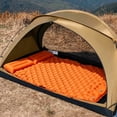 thumbnail image 3 of Double Inflatable Camping Sleeping Pad, Ultralight 2-Person Air Mattress with Built-in Foot Pump & Integrated Pillow, Compact Portable Blow Up Mat for Backpacking, Hiking, Car Trip, Tent, Beach, 3 of 11