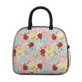thumbnail image 2 of Womens Pioneer Flower Floral Print Pattern Lunch Box for Work,Insulated Lunch Bag for Women,Loncheras Para Mujer,Leakproof Adult Lunch Bag for Work,Beach,Travel,Picnic,Camping, 2 of 6