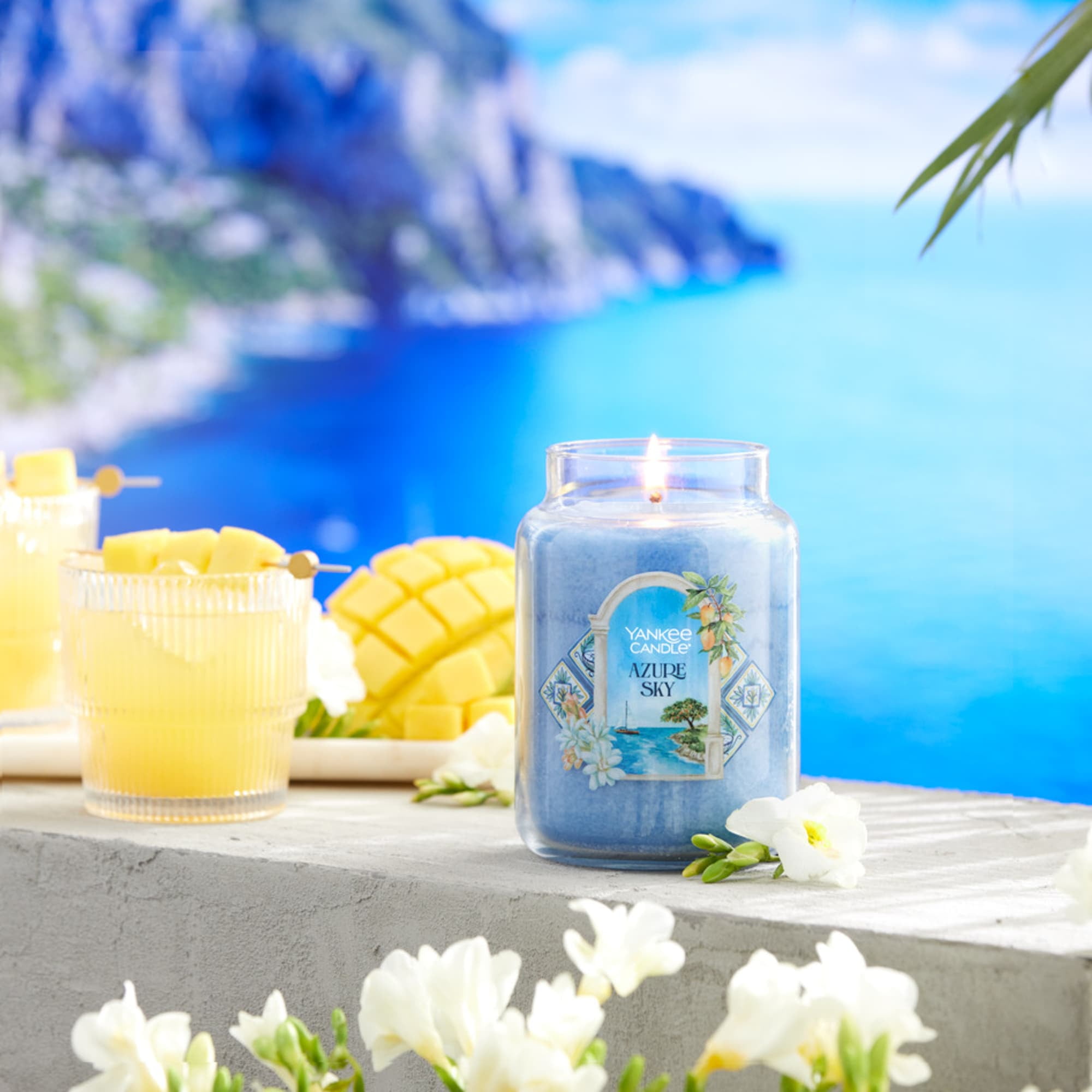 Yankee Candle Azure Sky, 22 oz Original Large Jar Candle
