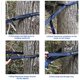 thumbnail image 5 of 1 par de juego de accesorios de hamaca correas colgantes de árbol con 14 bucles 280cm * 2,5 cm Max 500kg compatible con camping senderismo picnic viajes al aire libre Afortunado Sencillez, 5 of 5