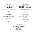 thumbnail image 4 of Naiovety Letrero rápido Letras Personalidad Fácil de pegar Señal Recordatorio Pegatina pequeña Reemplazo universal Inodoro Puerta de WC Decoración del hogar Tipo-02 Naiovety HA078216-02, 4 of 6