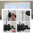 thumbnail image 3 of Door Bolts, 2 Pcs Automatic Locking Door Bolts Spring Bolt Lock Spring Bounce Door Bolt With Screws, 3 of 4