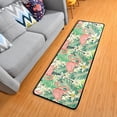 thumbnail image 3 of SKYSONIC 2X6 Feet Abstract Flamingo Pattern Runner Rug with Rubber Backing, Palm Trees Non Slip Entryway Rug Runner Washable Soft Area Rug Carpet for Hallway Bedroom Kitchen Decor, 3 of 6