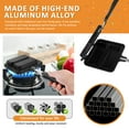 thumbnail image 4 of Wekvgz 2Pcs Panini Press Sandwich Maker Double Side Square Pan Panini Maker with Handle Safe Detachable Square Pan Panini Maker Slip Proof Unique Design Sandwich Maker for Kitchens, 4 of 10