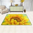 thumbnail image 3 of Coolnut Lightweight Carpet Mats, 31 x 20 inches Area Soft Rugs Floor Mat Doormat Decoration for Rooms Entrance Bright Yellow Sunflower, 3 of 6