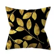 thumbnail image 5 of Funda de cojín decorativa de hojas doradas para el hogar, suave, para sala de estar, sofá, 45 x 45 cm, 41026P, 5 of 5